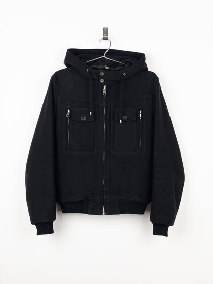 Dior Homme by Kris van Assche 08 Hooded Military Bomber Jacket