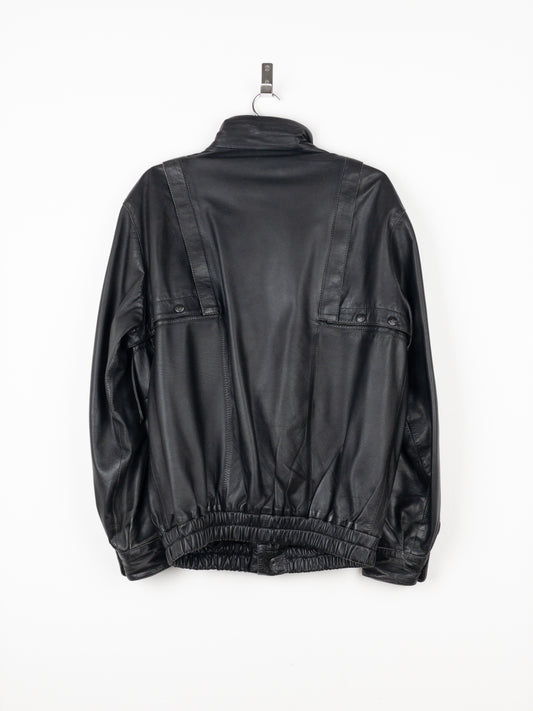 Yves Saint Laurent Leather Flight Bomber Jacket