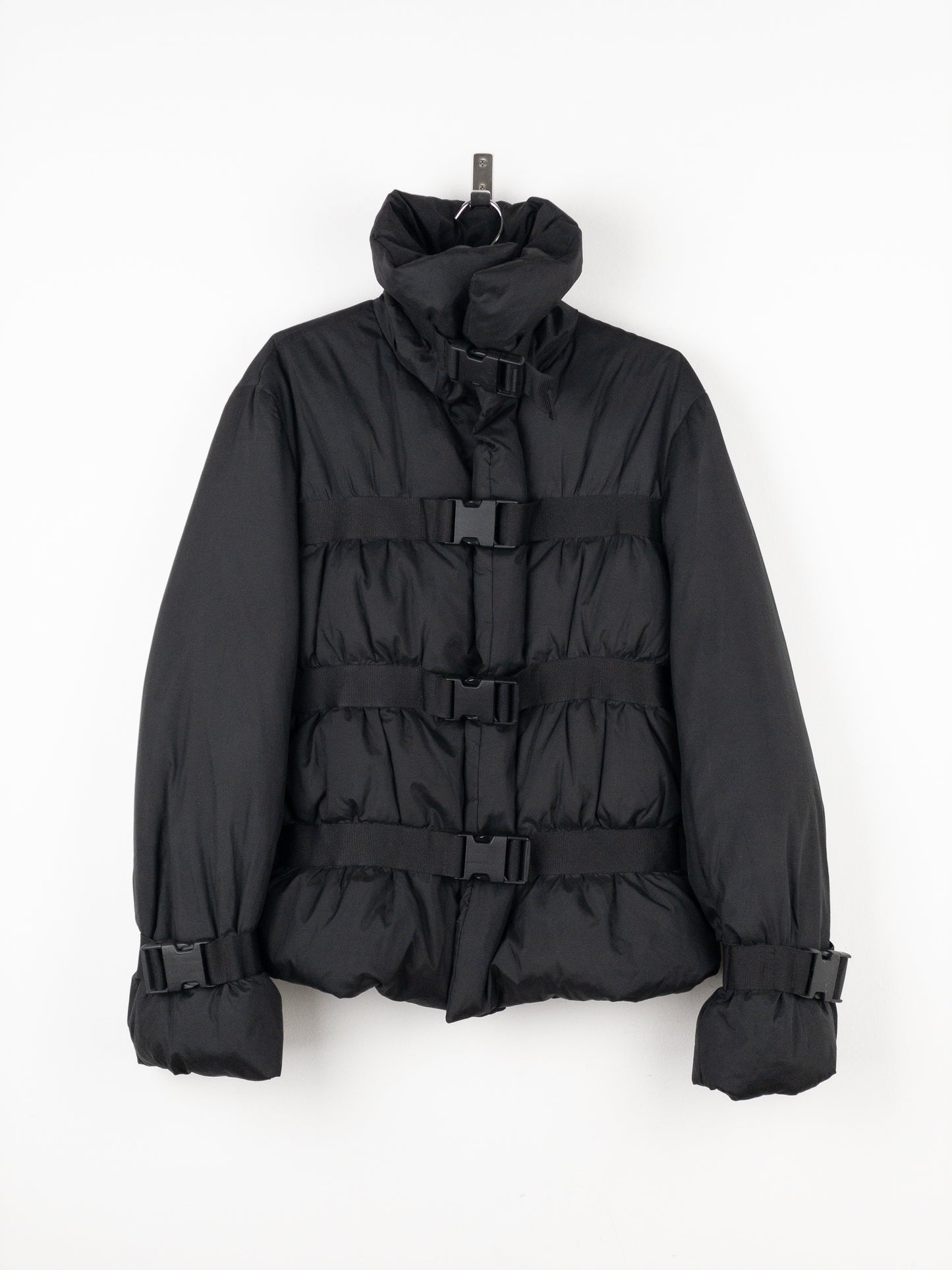 Jean Paul Gaultier AW03 Bondage Strap Puffer Jacket