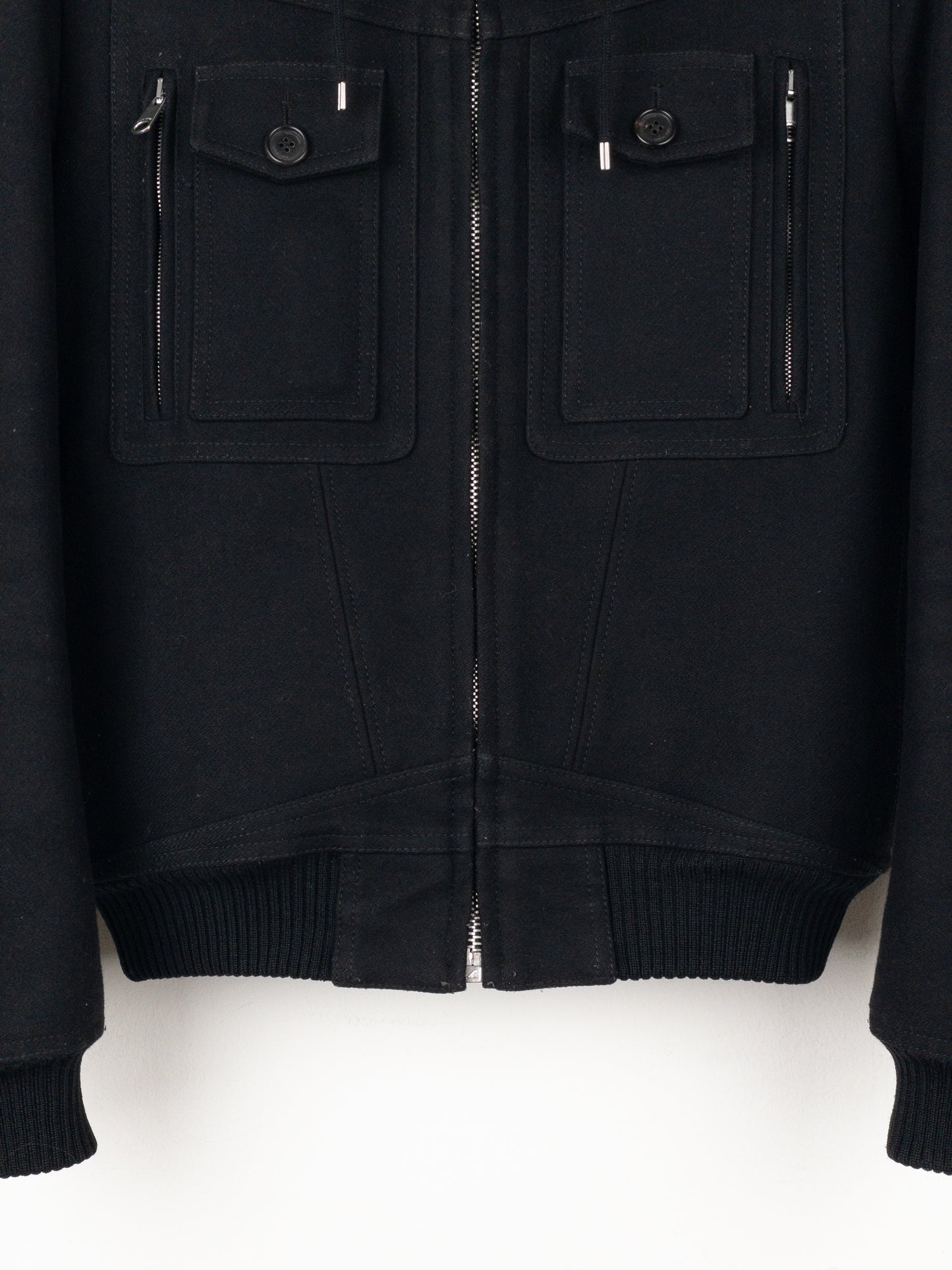Dior Homme by Kris van Assche 08 Hooded Military Bomber Jacket