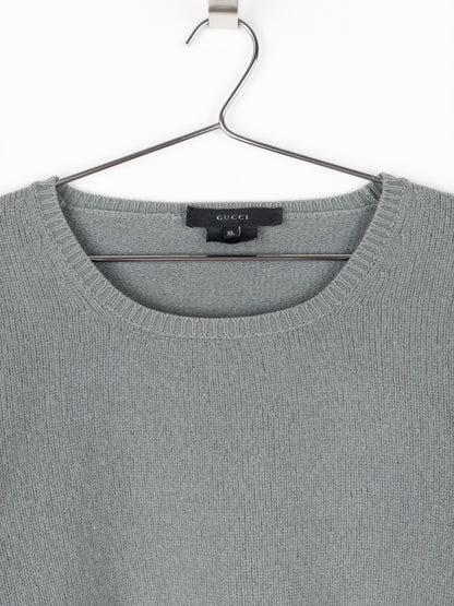 Gucci by Tom Ford AW01 Boxy Cashmere Knit Sweater