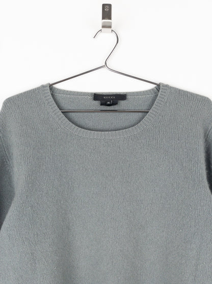 Gucci by Tom Ford AW01 Boxy Cashmere Knit Sweater