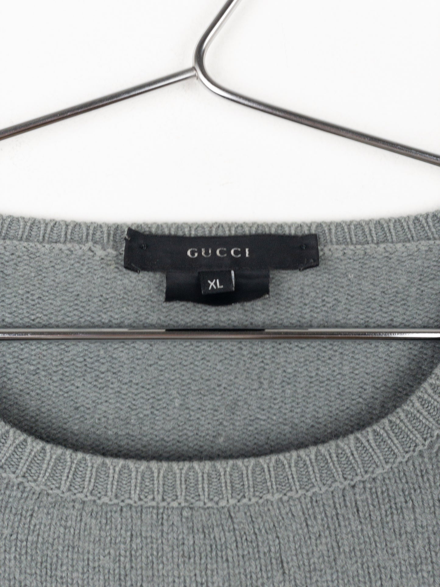 Gucci by Tom Ford AW01 Boxy Cashmere Knit Sweater