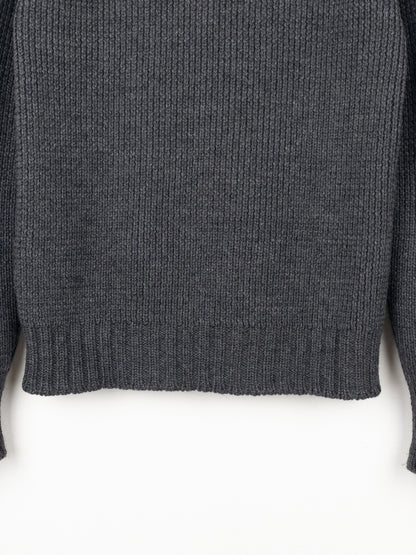Gucci by Tom Ford 2000s Heavyweight Knit Mock Neck Sweater