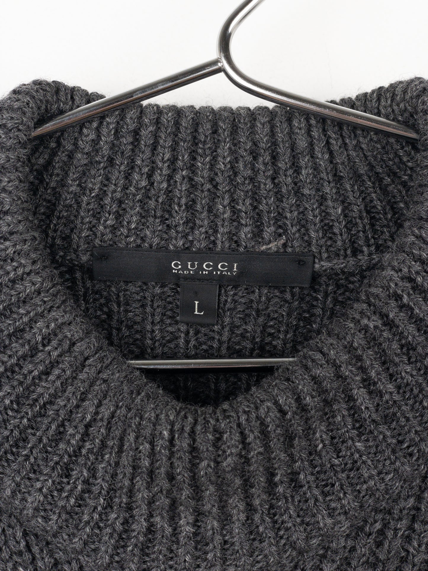 Gucci by Tom Ford 2000s Heavyweight Knit Mock Neck Sweater