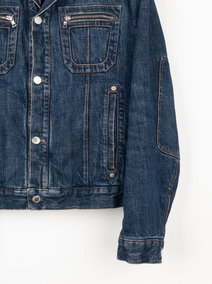 Prada AW05 Lined Denim Trucker Jacket