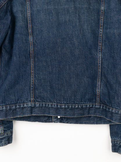 Prada AW05 Lined Denim Trucker Jacket