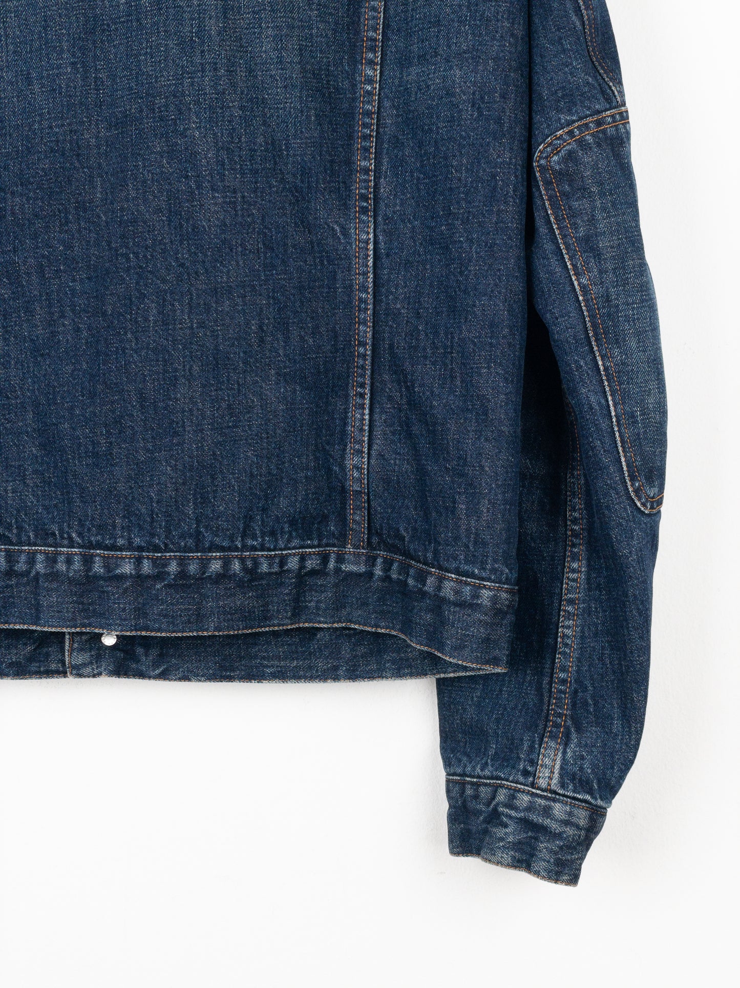Prada AW05 Lined Denim Trucker Jacket