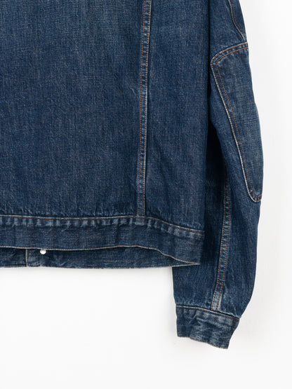 Prada AW05 Lined Denim Trucker Jacket