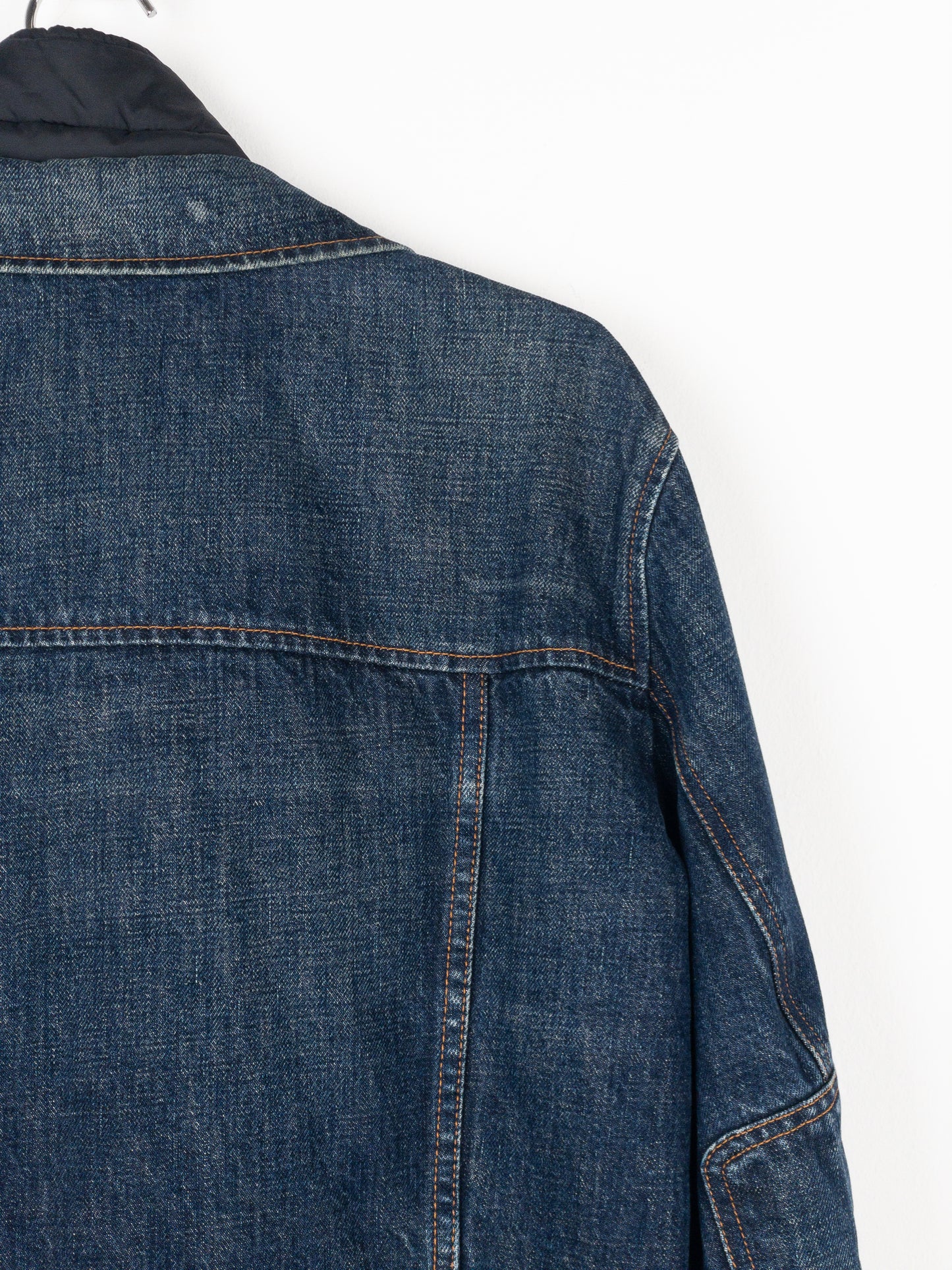 Prada AW05 Lined Denim Trucker Jacket