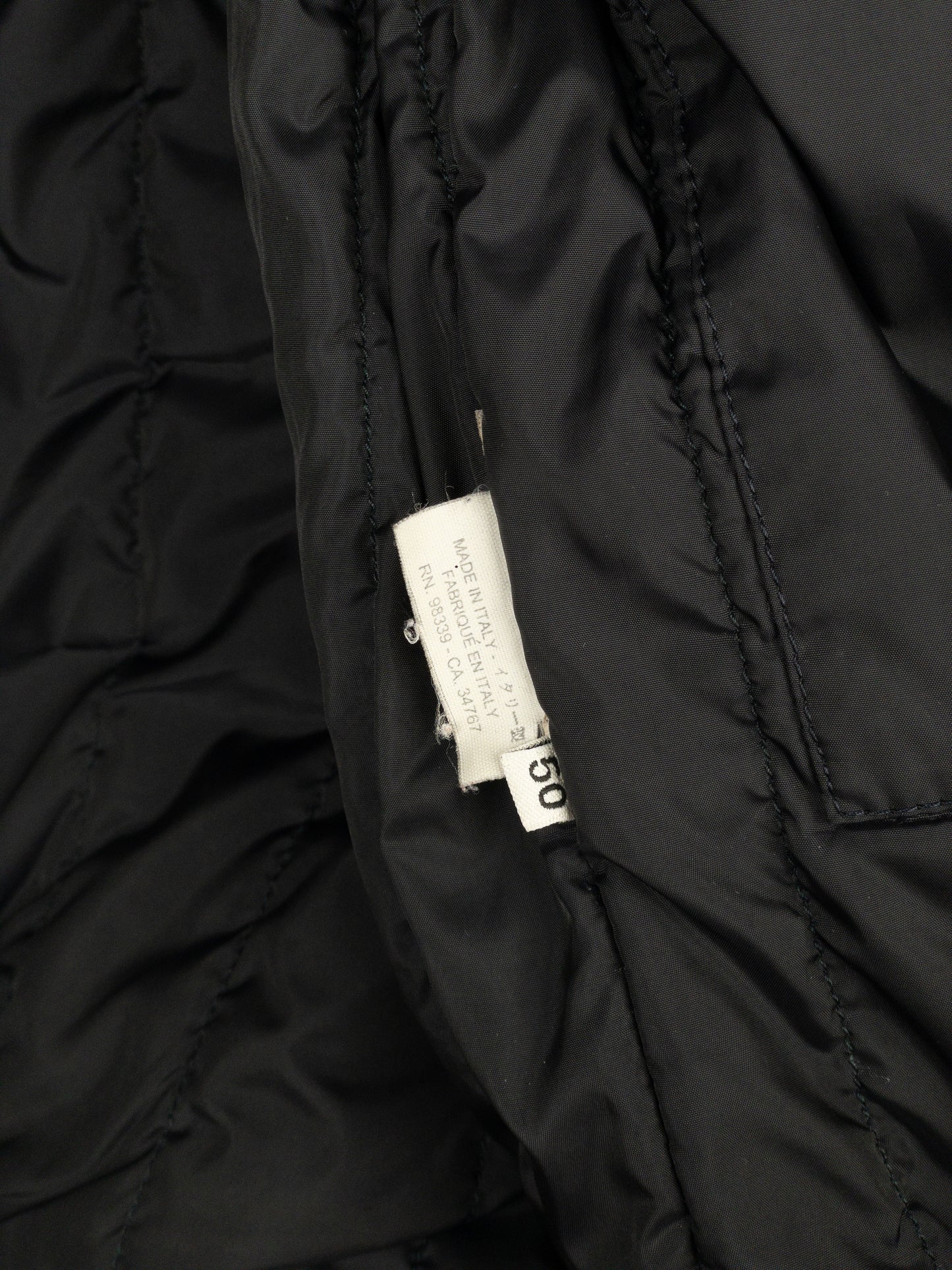 Prada AW05 Lined Denim Trucker Jacket