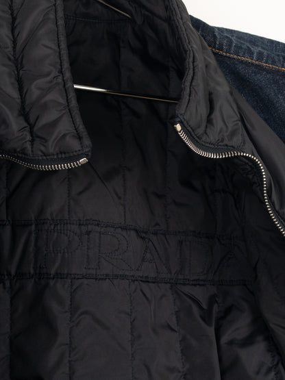 Prada AW05 Lined Denim Trucker Jacket
