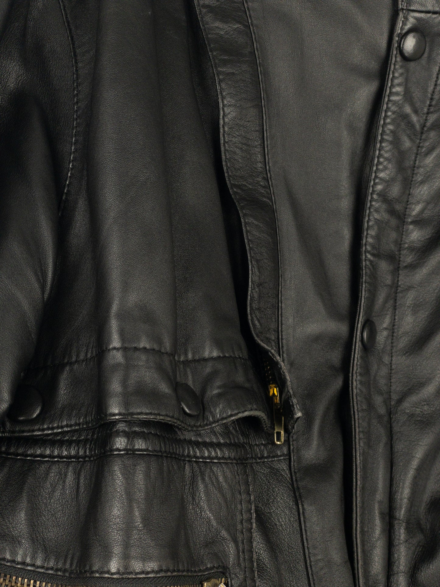 Yves Saint Laurent Leather Flight Bomber Jacket
