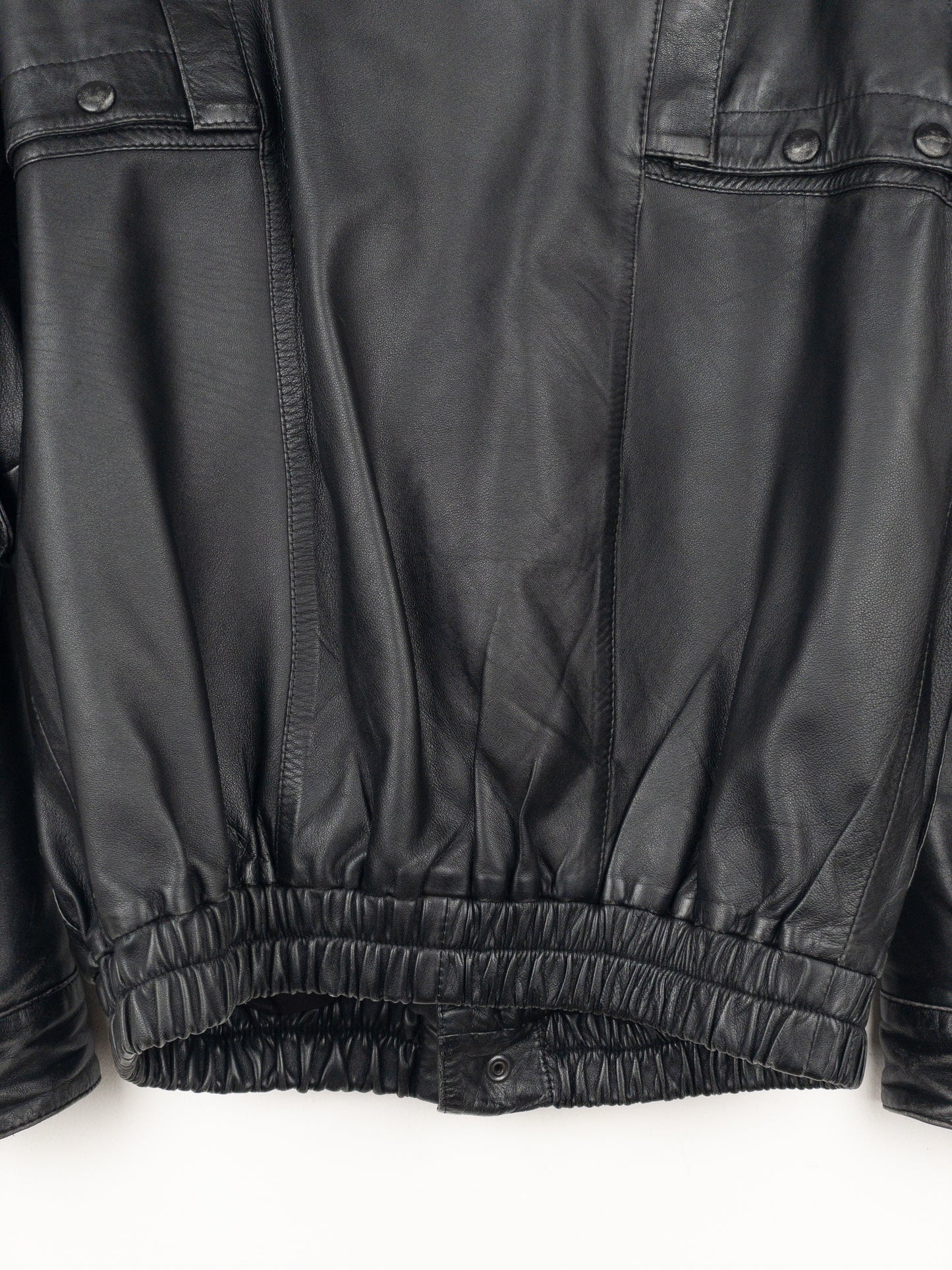 Yves Saint Laurent Leather Flight Bomber Jacket