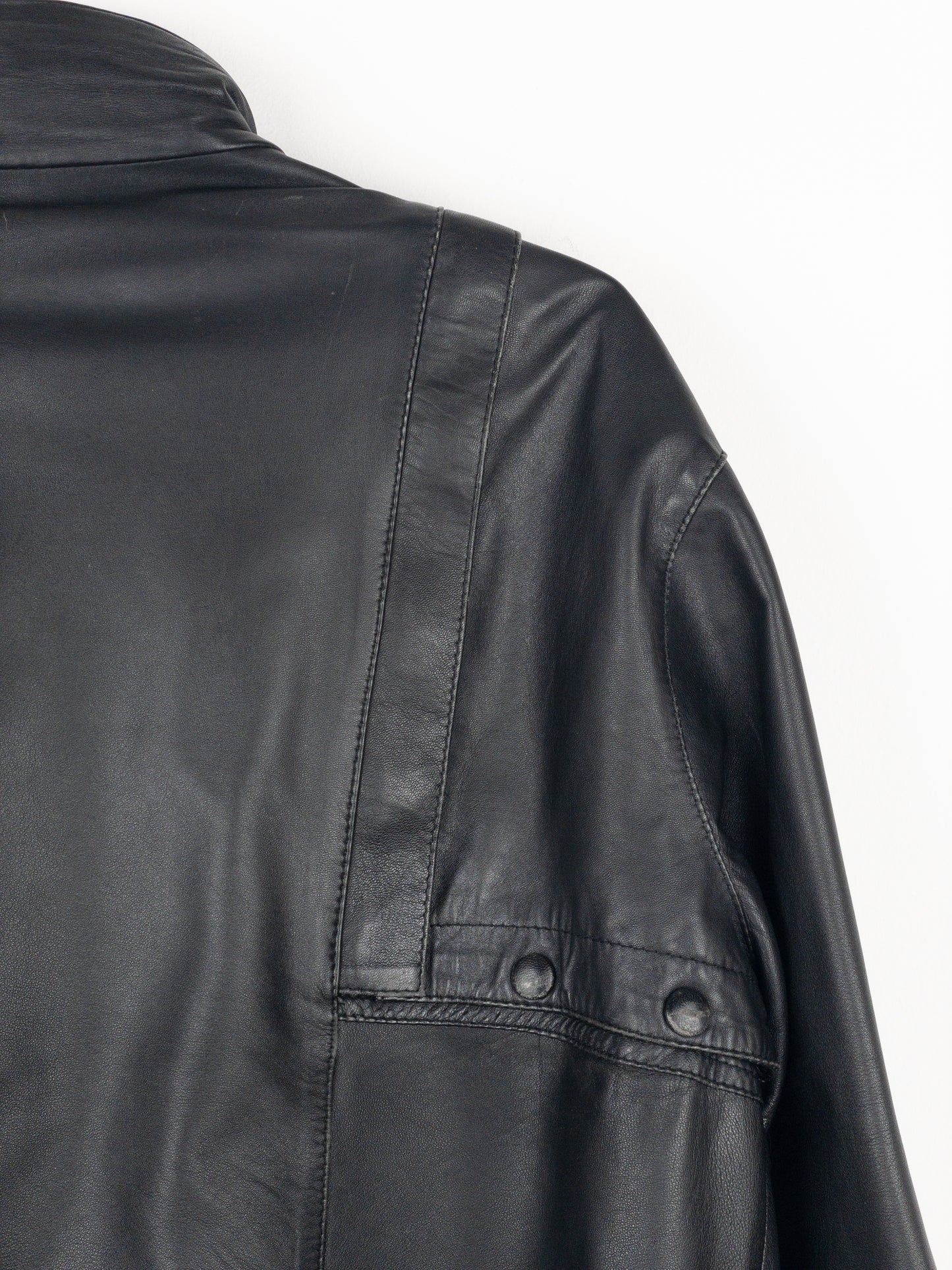 Yves Saint Laurent Leather Flight Bomber Jacket
