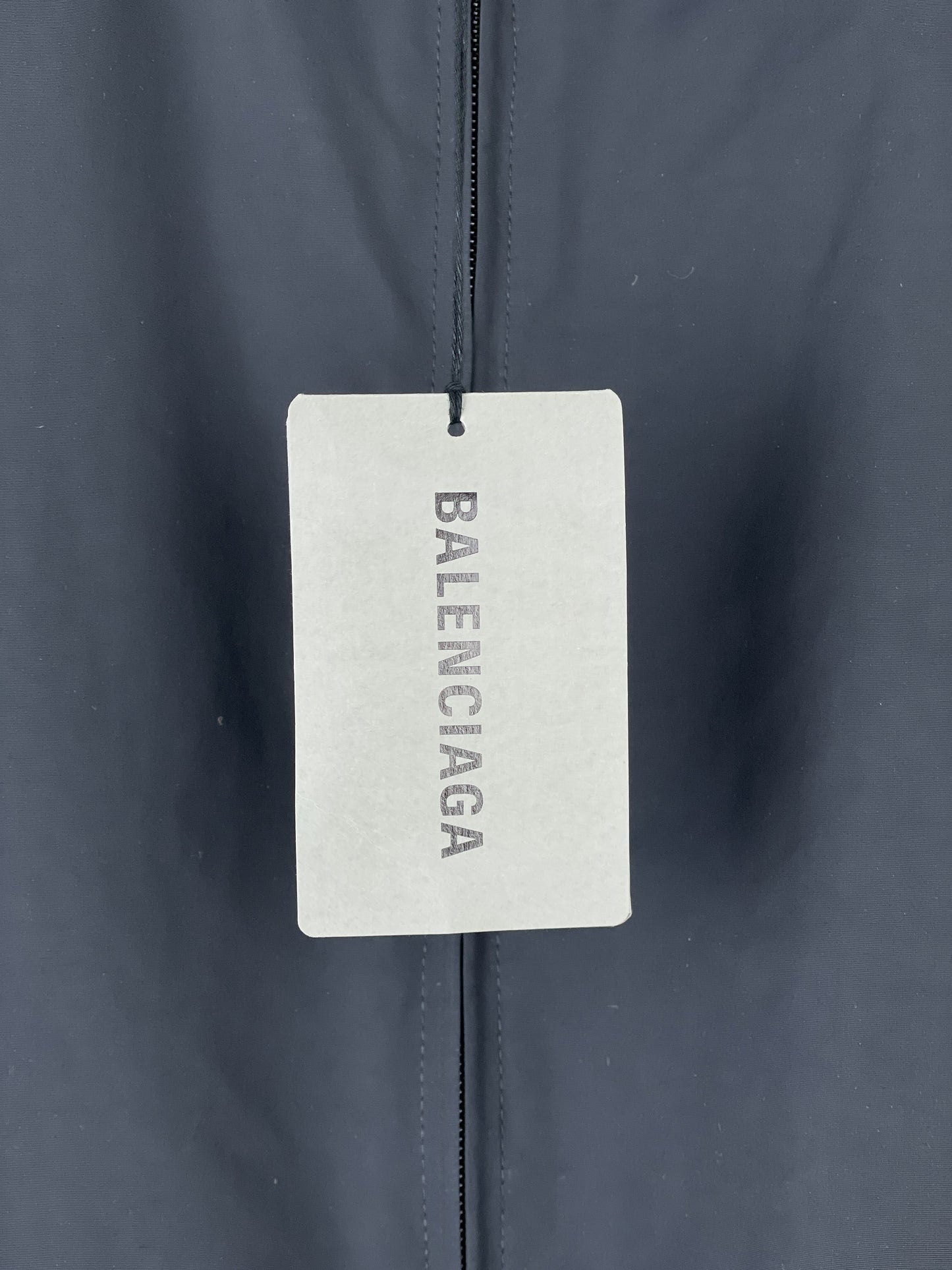 Balenciaga SS18 Oversize Double Sleeve Logo Windbreaker Jacket