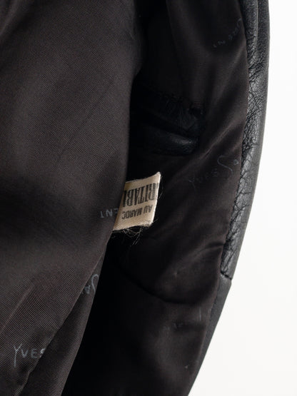 Yves Saint Laurent Leather Flight Bomber Jacket