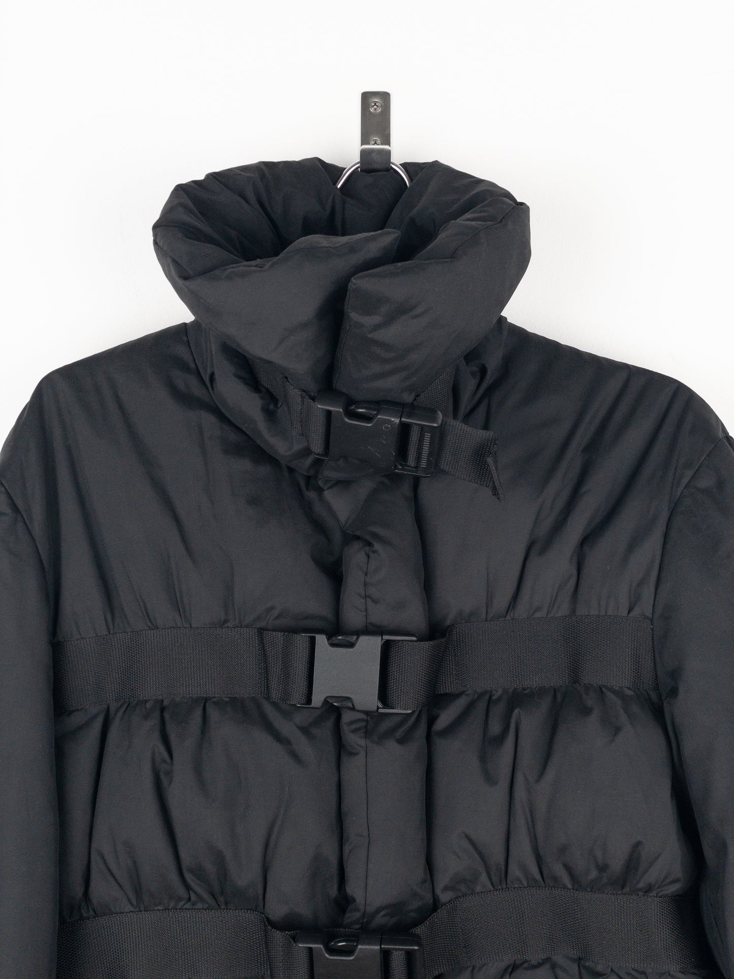 Jean Paul Gaultier AW03 Bondage Strap Puffer Jacket