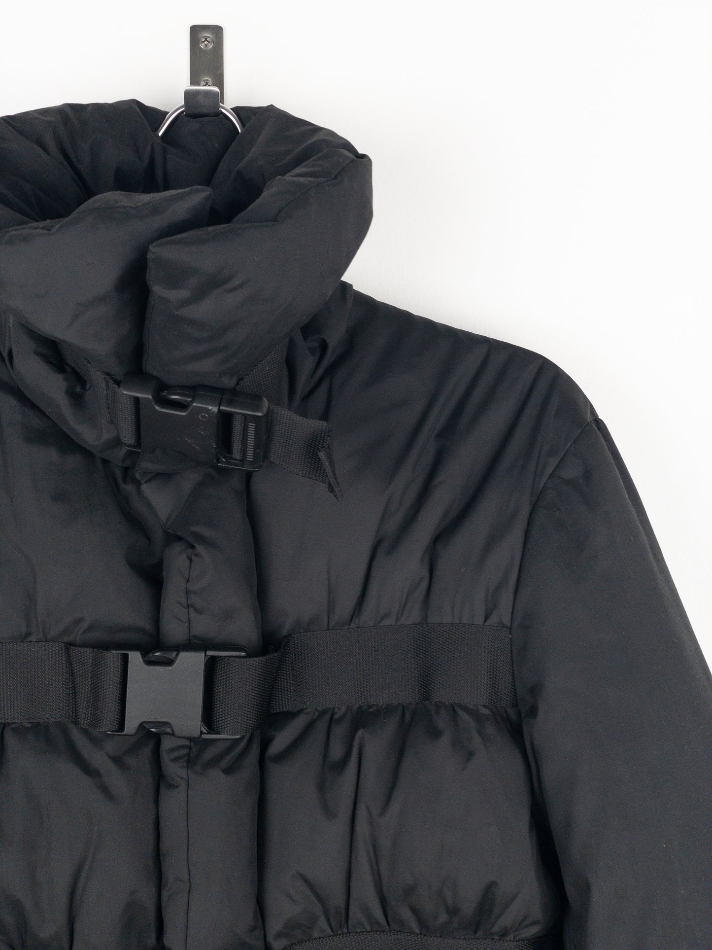 Jean Paul Gaultier AW03 Bondage Strap Puffer Jacket