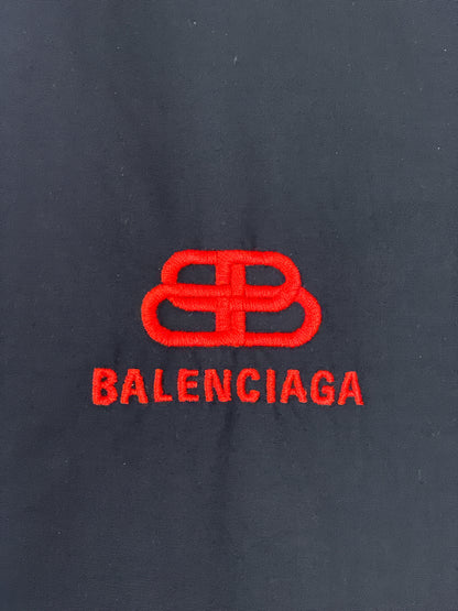 Balenciaga SS18 Oversize Double Sleeve Logo Windbreaker Jacket