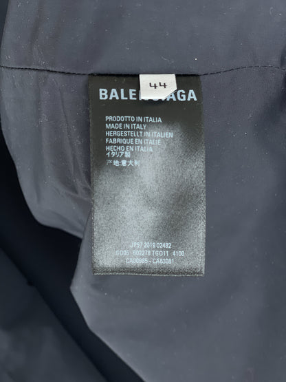 Balenciaga SS18 Oversize Double Sleeve Logo Windbreaker Jacket