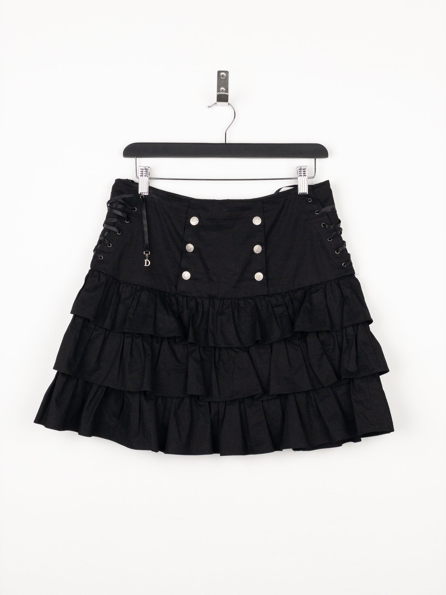 Dior by Galliano SS02 Ruffle Lace Up Skirt