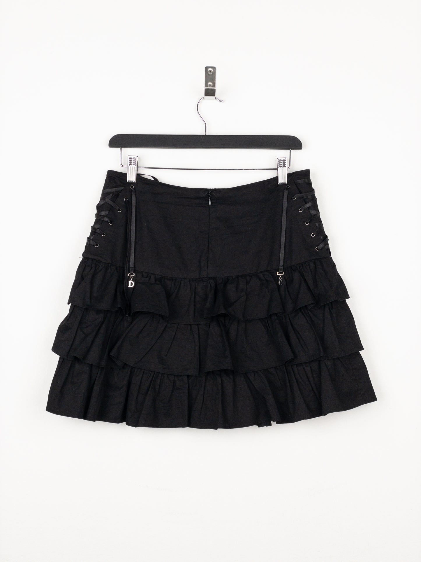 Dior by Galliano SS02 Ruffle Lace Up Skirt