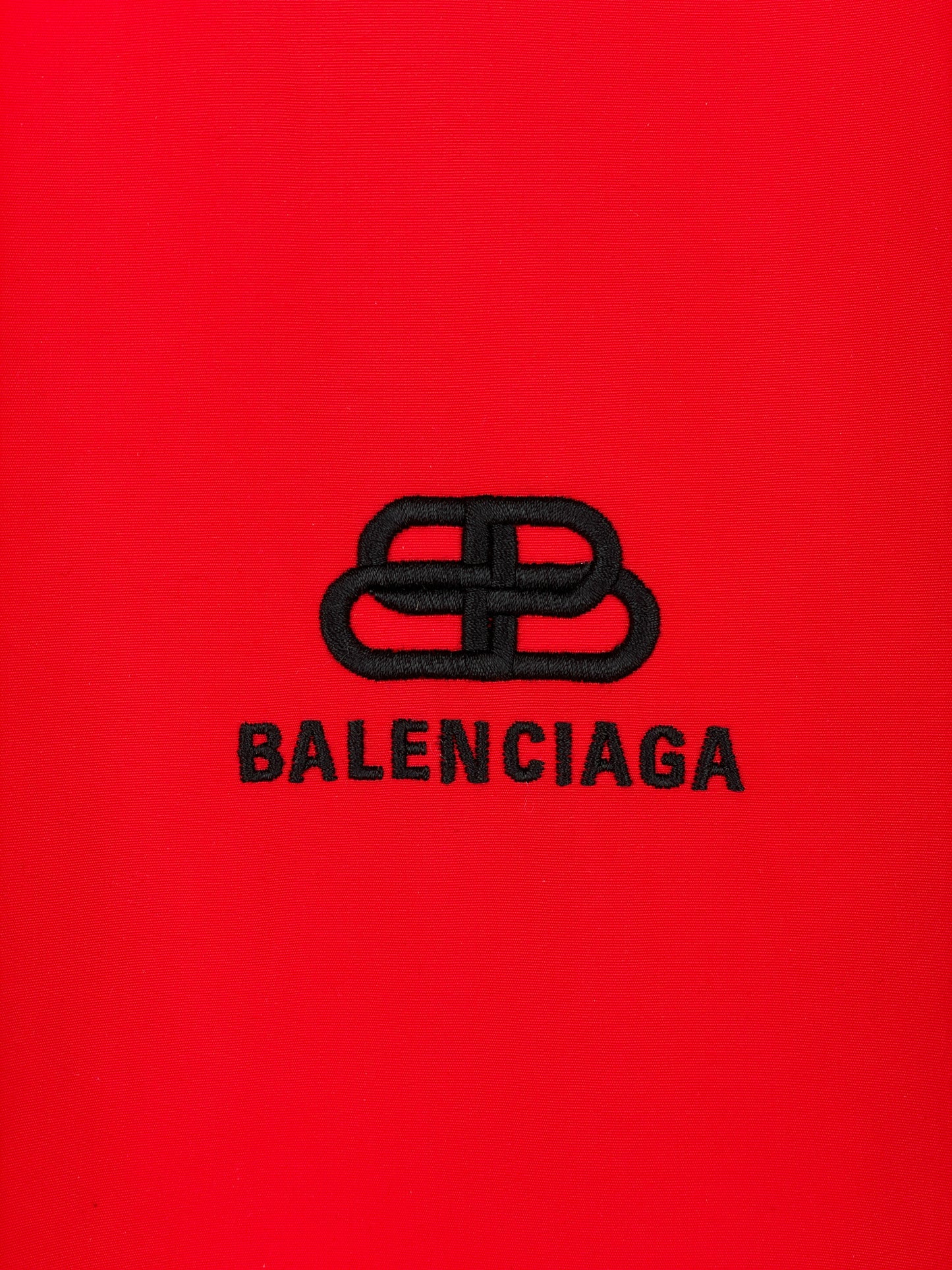 Balenciaga SS18 Oversize Double Sleeve Logo Windbreaker Jacket