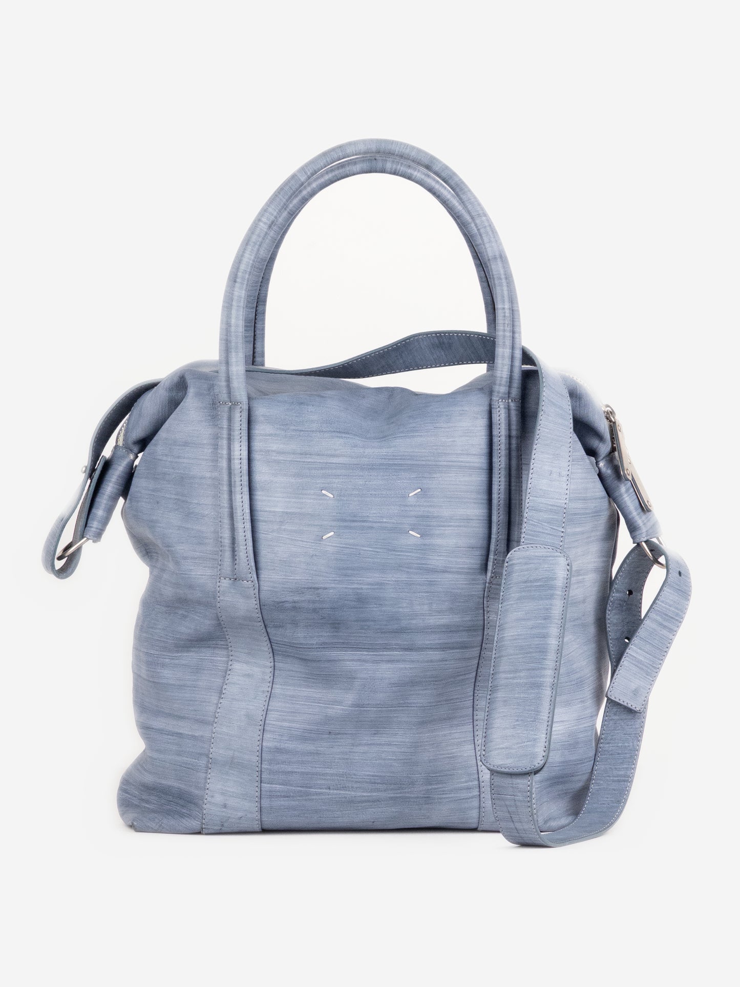 Maison Margiela SS14 Leather Crossbody `Sailor´ Weekend Duffle Bag