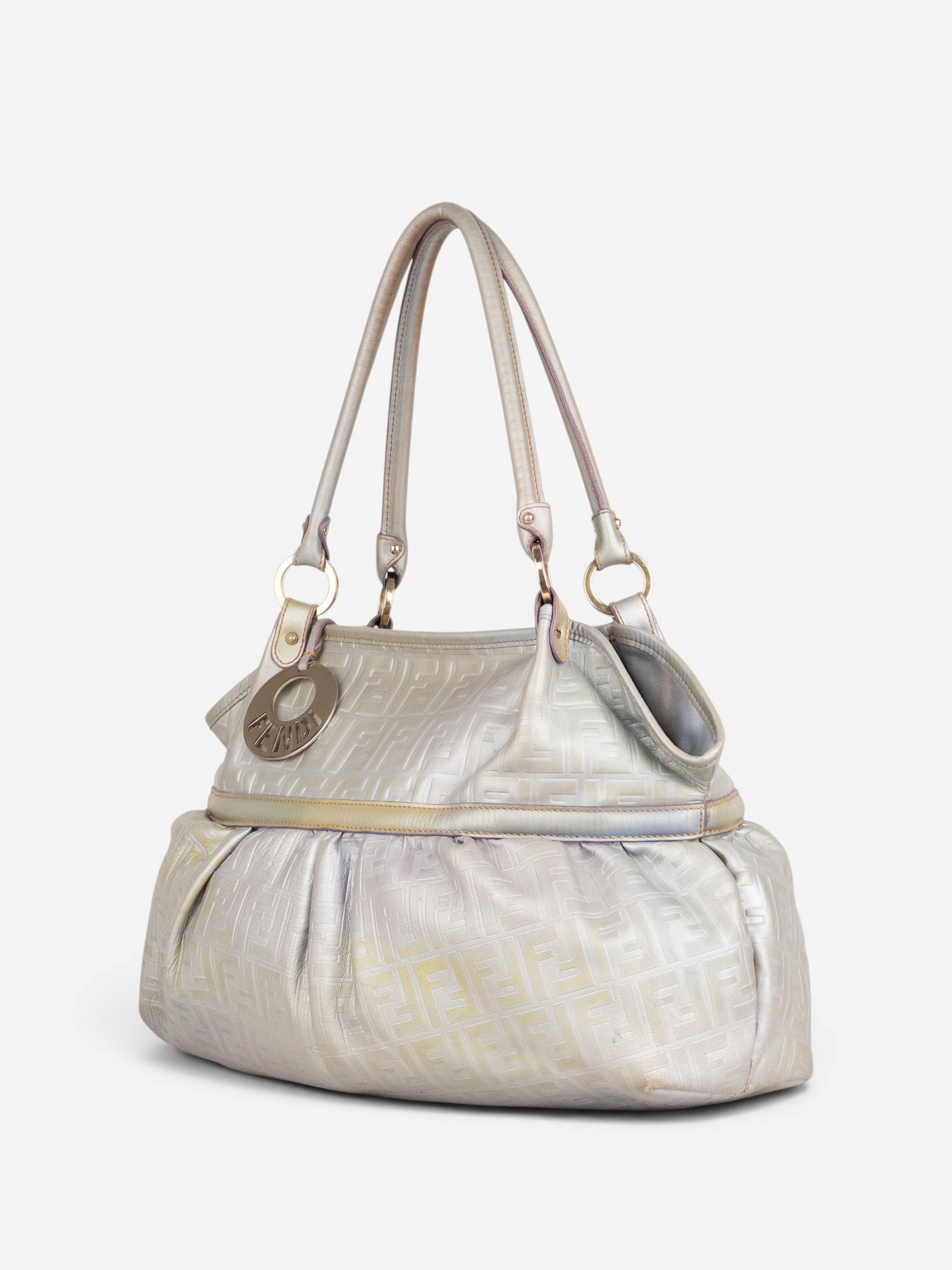 Fendi 2000s Iridescent Ombre Zucca Monogram‚Chef‘ Handbag