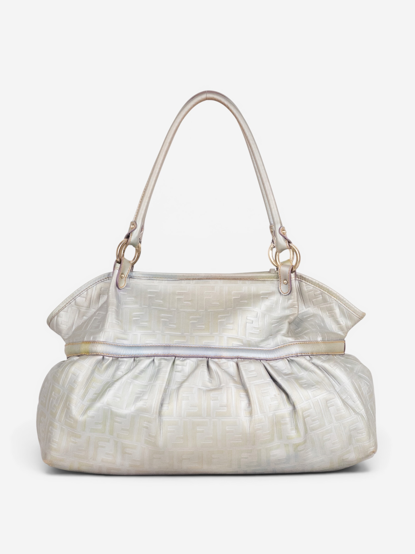 Fendi 2000s Iridescent Ombre Zucca Monogram‚Chef‘ Handbag