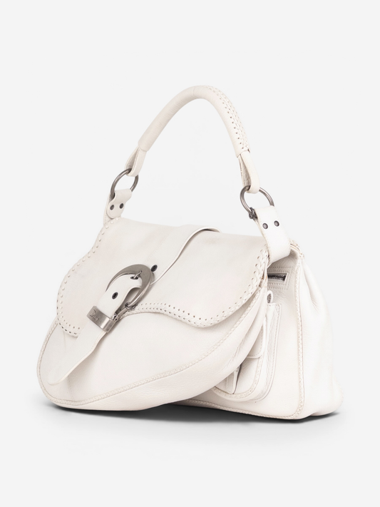Dior by Galliano SS06 'Gaucho' Whipstitch Double Saddle Shoulder Bag – photo 2