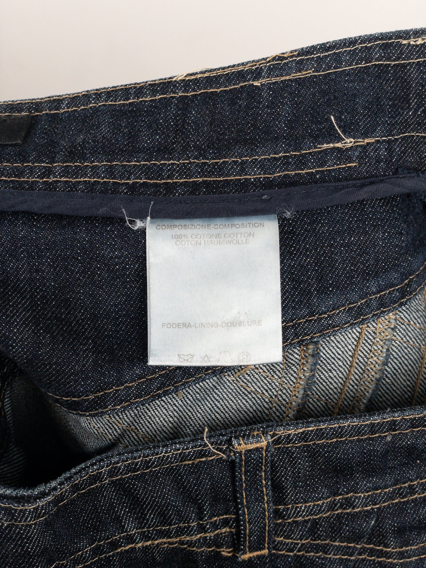 Gucci by Tom Ford SS04 Pleated Denim Midi-Skirt