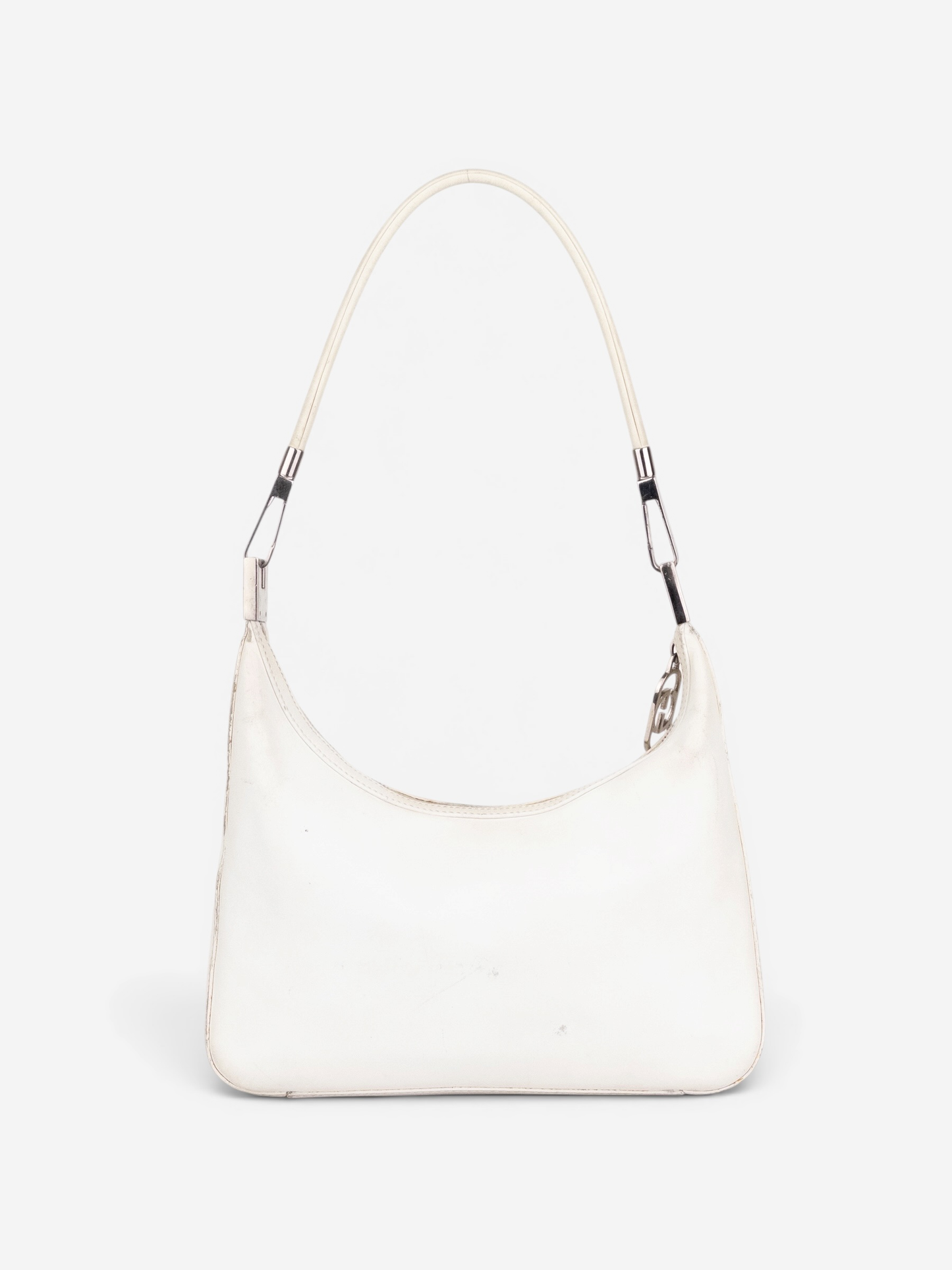 Gucci by Tom Ford 2000s Leather Metal Hobo Shoulder Bag