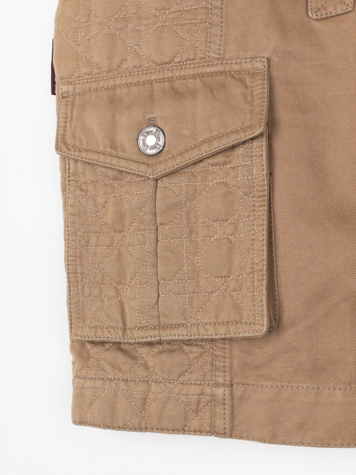 Dior by Galliano SS05 ‘Rasta’ Military Cargo Pocket Mini Skirt