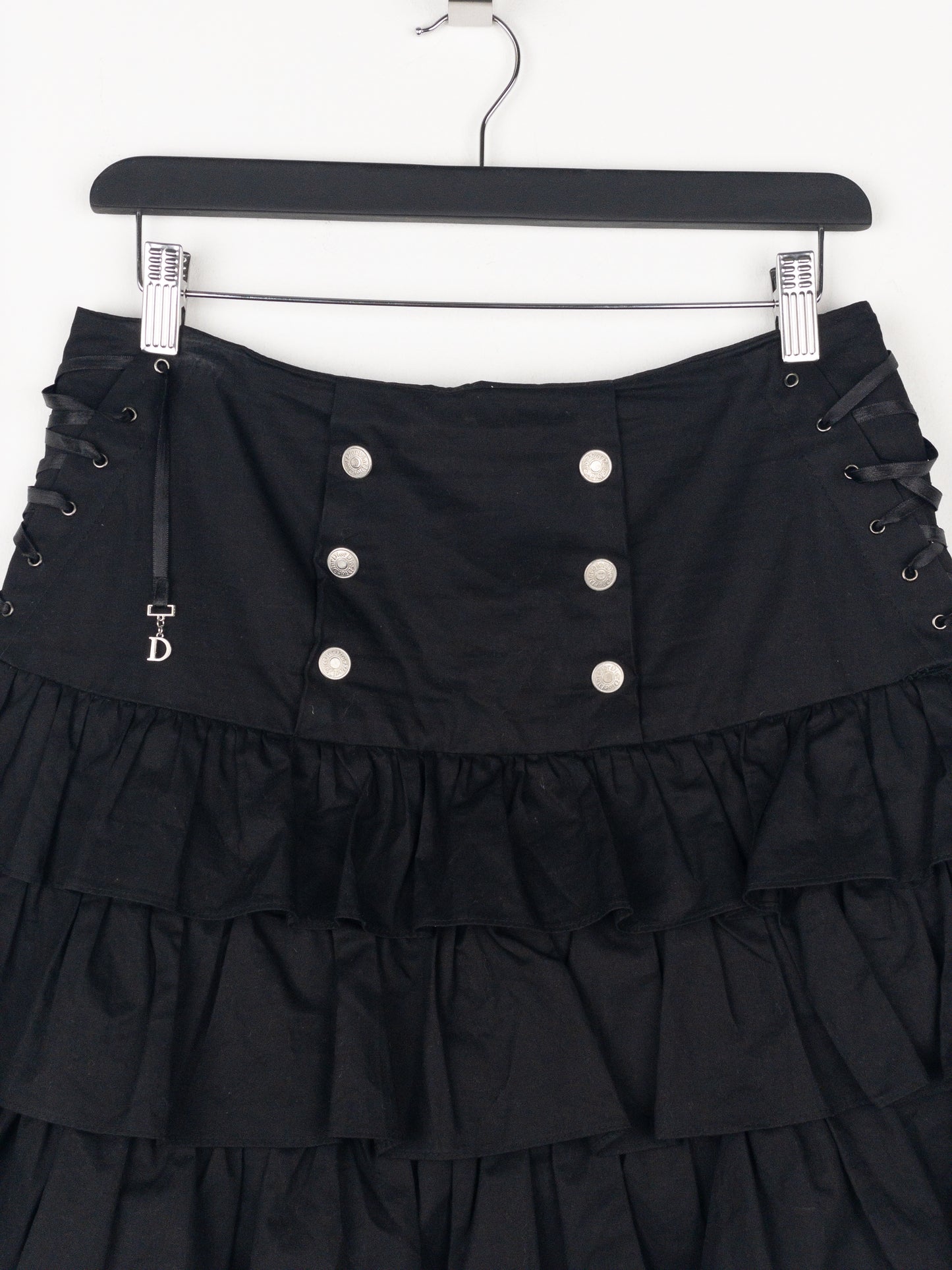 Dior by Galliano SS02 Ruffle Lace Up Skirt
