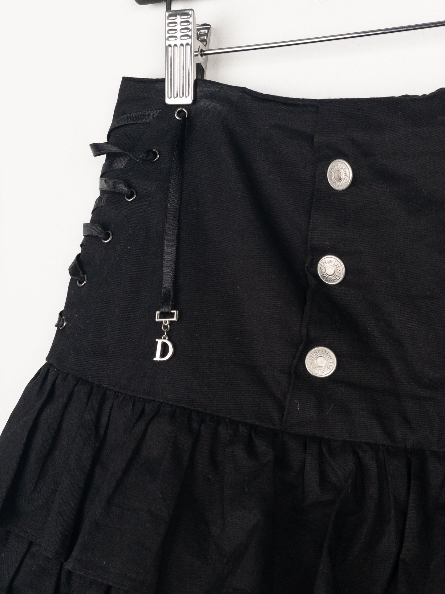 Dior by Galliano SS02 Ruffle Lace Up Skirt