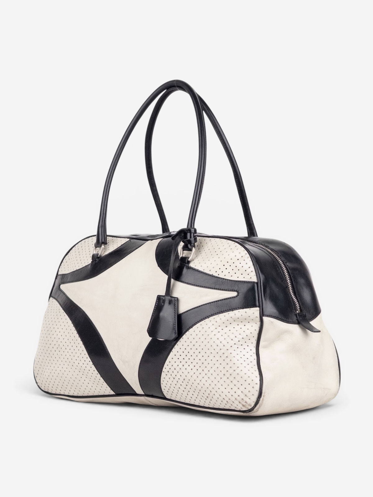 Prada SS00 Bowling Leather Shoulder Bag – photo 2