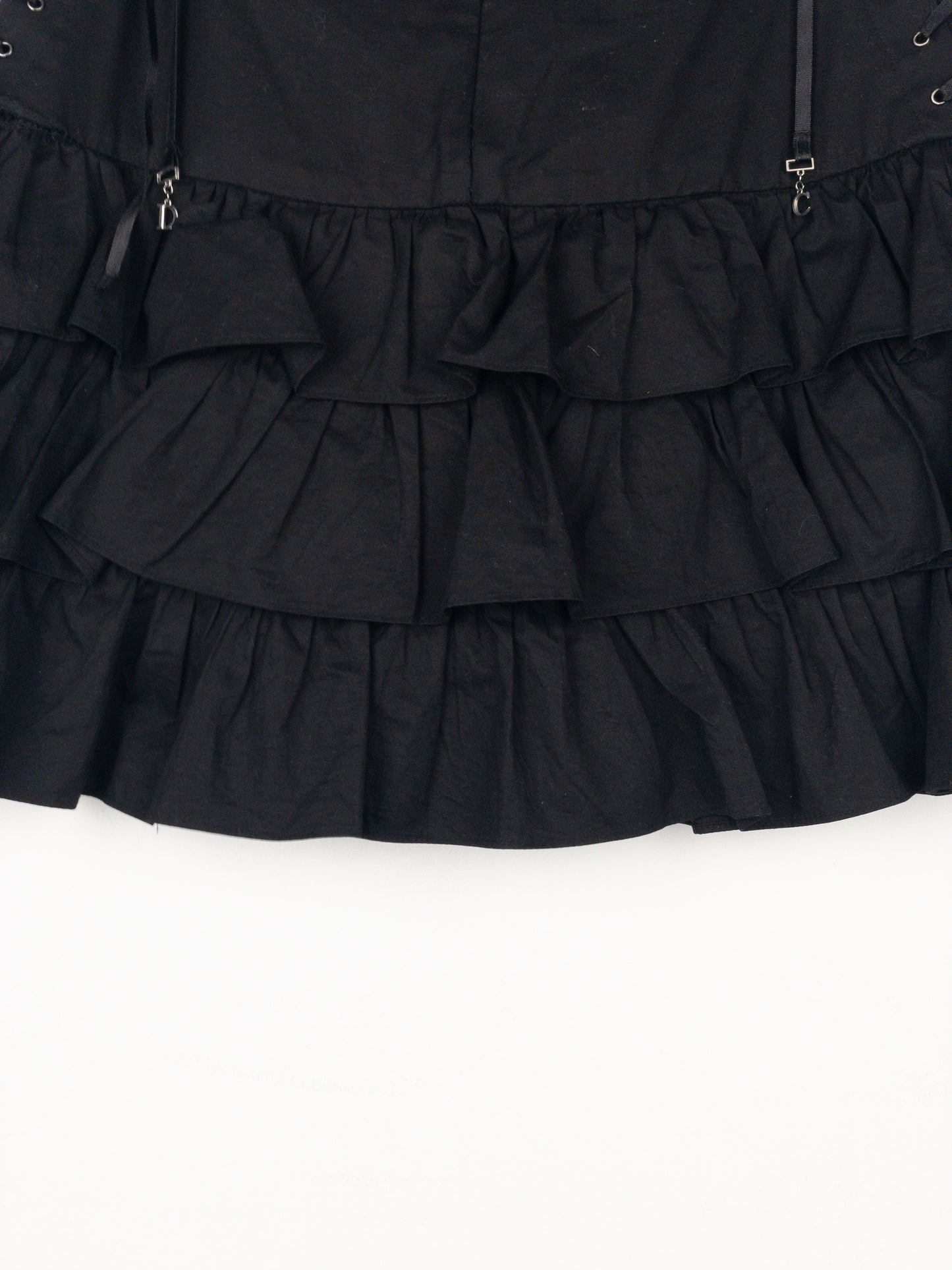 Dior by Galliano SS02 Ruffle Lace Up Skirt