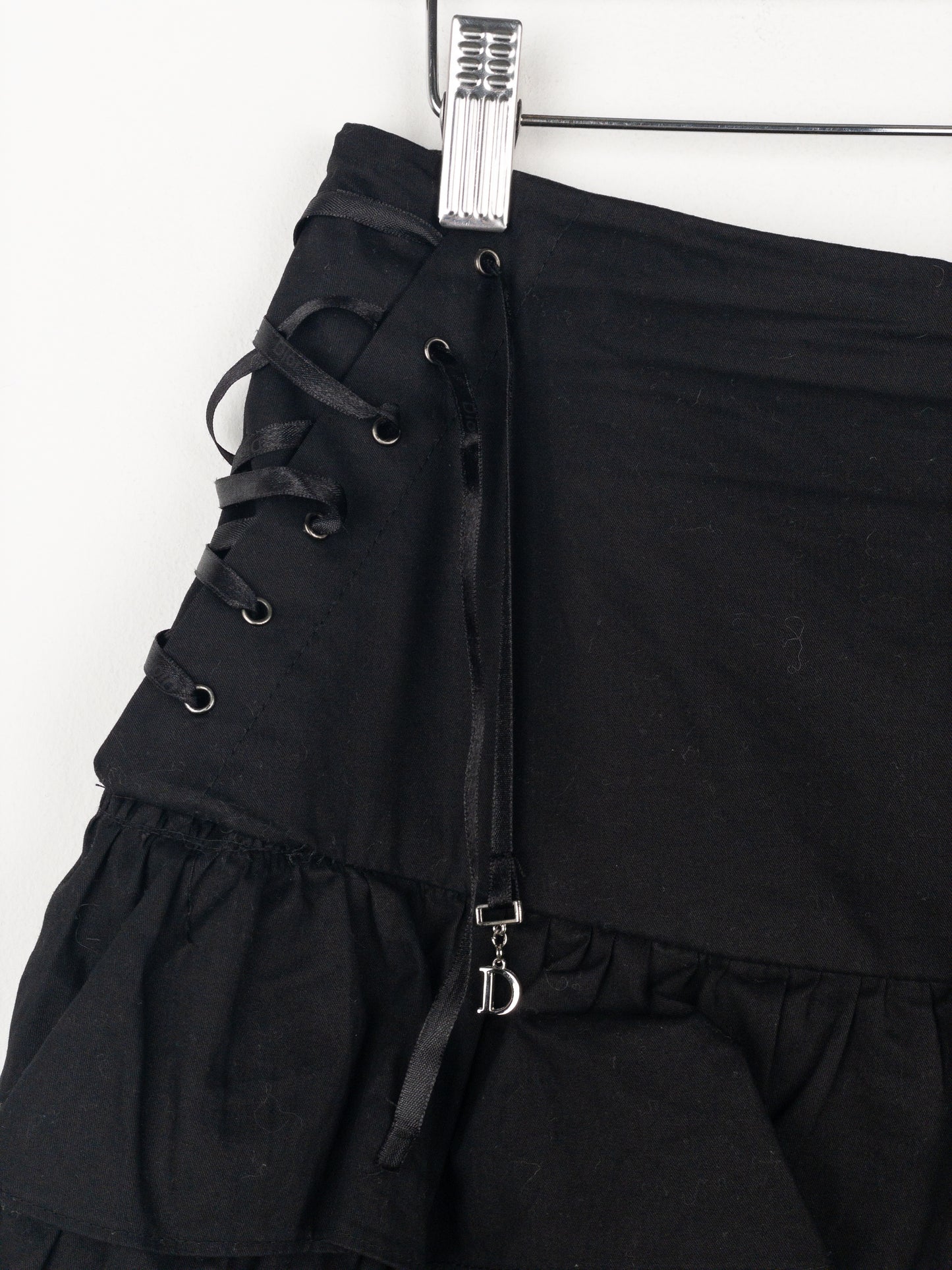 Dior by Galliano SS02 Ruffle Lace Up Skirt