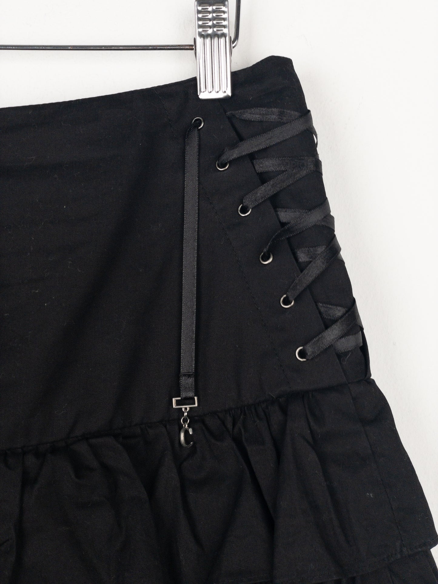 Dior by Galliano SS02 Ruffle Lace Up Skirt