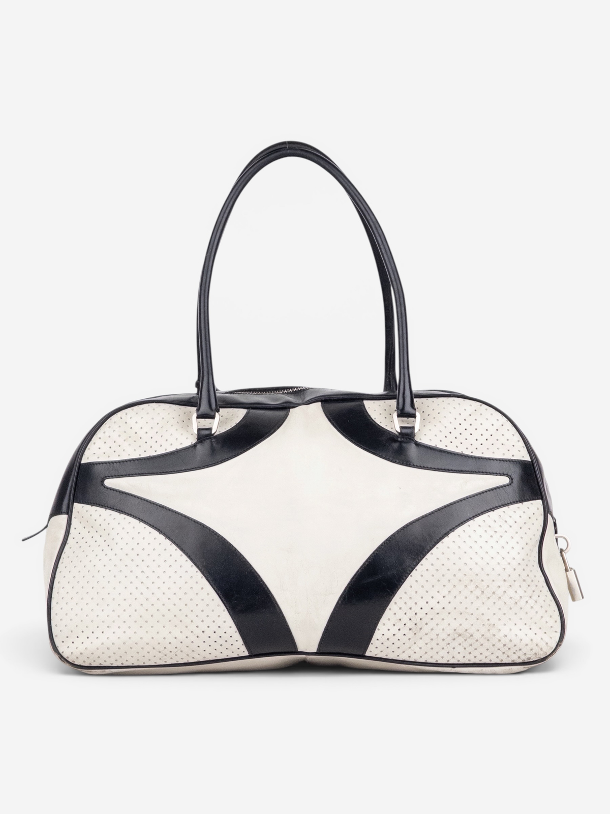 Prada SS00 Bowling Leather Shoulder Bag – photo 3