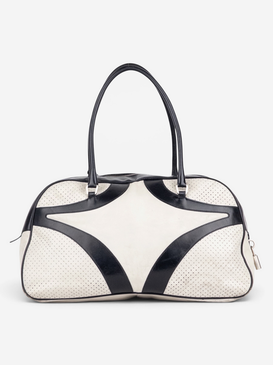Prada SS00 Bowling Leather Shoulder Bag – photo 3