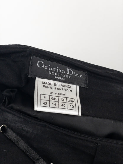 Dior by Galliano SS02 Ruffle Lace Up Skirt