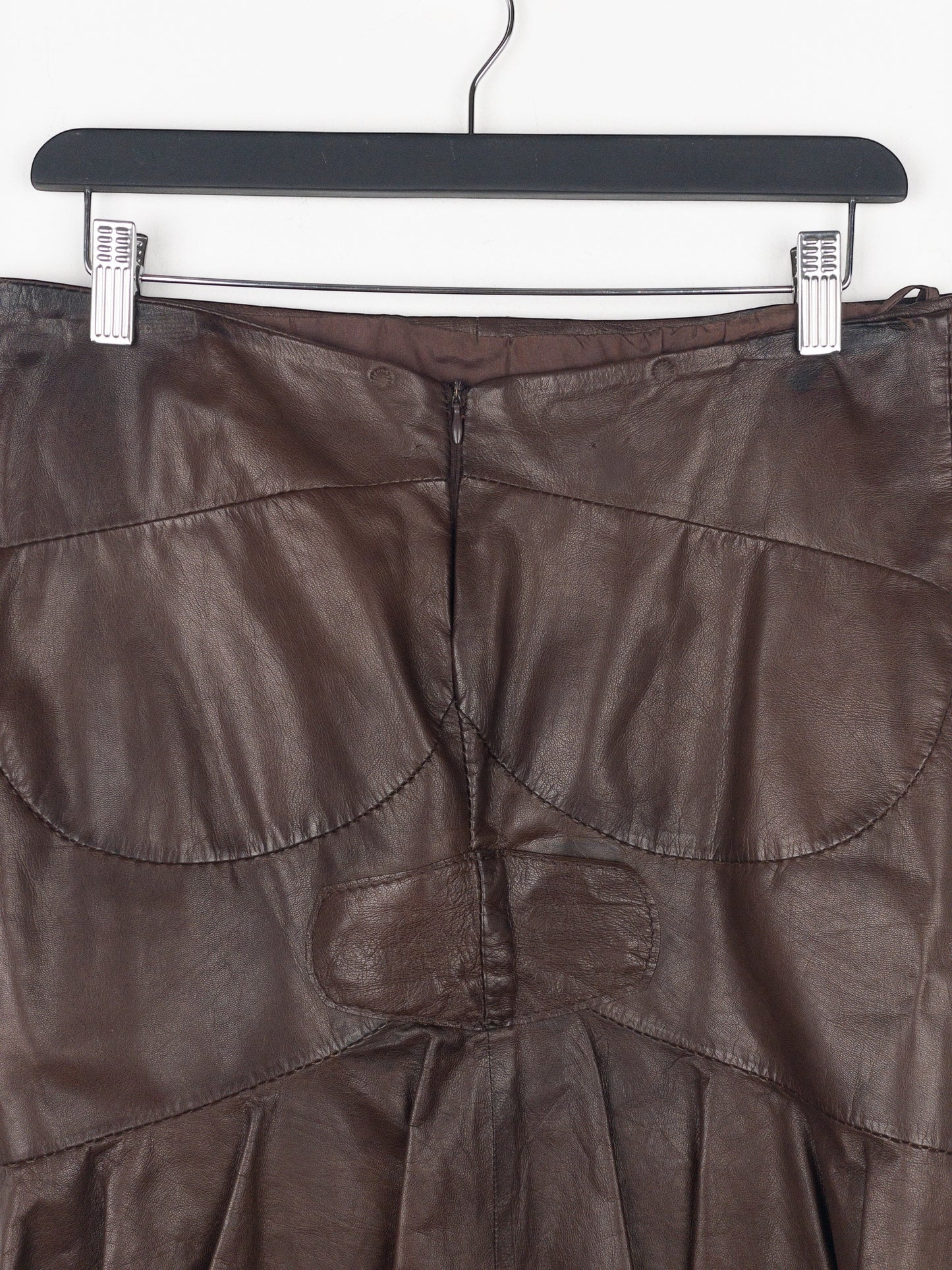 Yves Saint Laurent Rive Gauche by Tom Ford SS03 ‘Anatomic’ Leather Ruffle Mermaid Skirt – photo 6