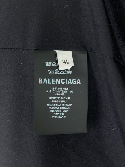 Balenciaga AW18 Oversize Striped Down Puffer Jacket