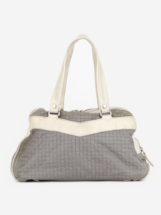 Prada 2000s Linea Rossa Quilted Sports Boston Shoulder Bag – photo 3