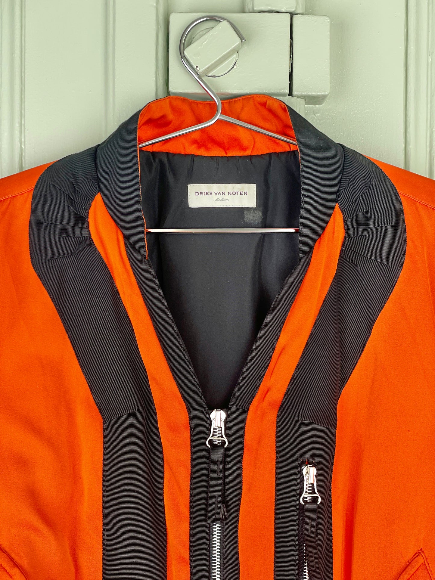 Dries van Noten AW14 Backzip Bomberjacket Orange