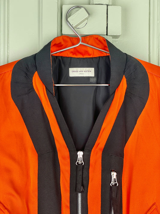 Dries van Noten AW14 Backzip Bomberjacket Orange – photo 3