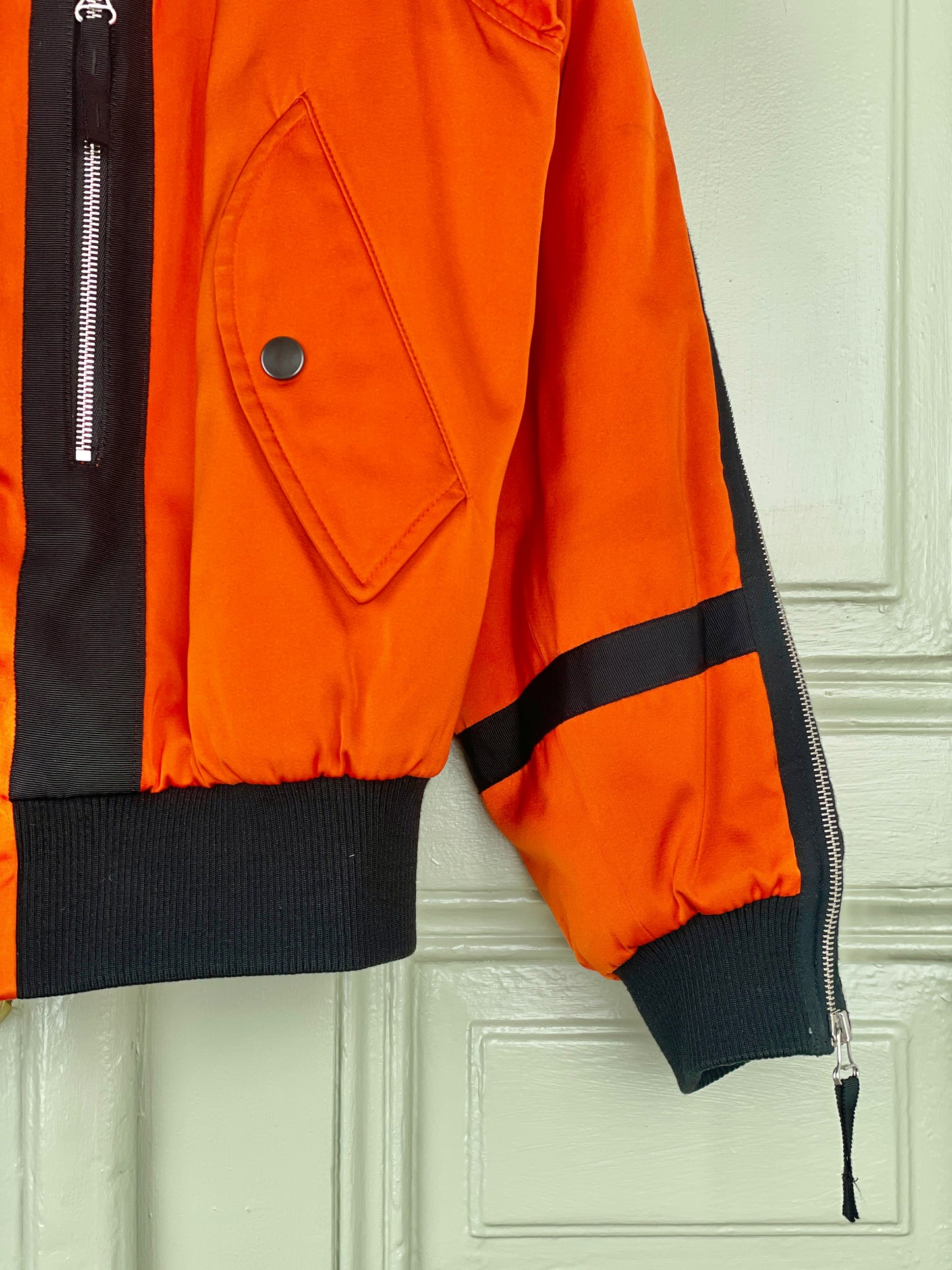 Dries van Noten AW14 Backzip Bomberjacket Orange